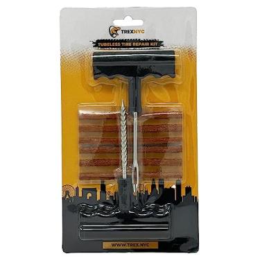 Imagem de T-Rex Kit de reparo de pneu sem câmara para carro, motocicleta, UTV e ATV Kit de reparo de pneu