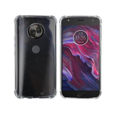 Imagem de Capa Capinha Moto X4 XT1900 5.2 + Pelicula 3d + Carbono - Cell In Powe