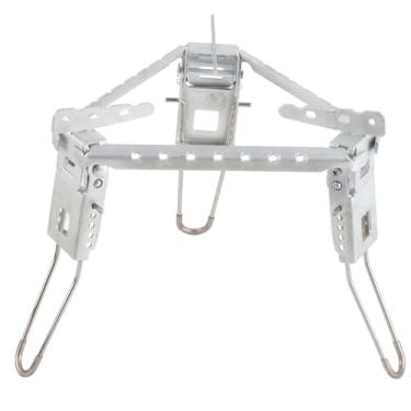 Imagem de Suporte triangular dobrável, tripé portátil para acampamento, queimador, fogão a gás, suporte para churrasqueira, acampamento ao ar livre