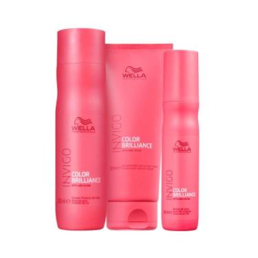 Imagem de Wella Brilliance Sh 250ml + Cond 200ml + Leave-in 150ml - Wella profis