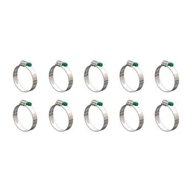 Imagem de Kit 10 Abraçadeira Aço Carbono Fita 14mm 76x95mm 3x3.3/4 - Marbo