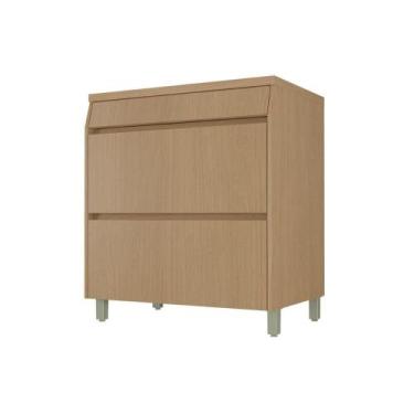 Imagem de Gabinete de Cozinha Modulado c/ Tampo Simone Mendes c/ 1 Porta e 1 Gav