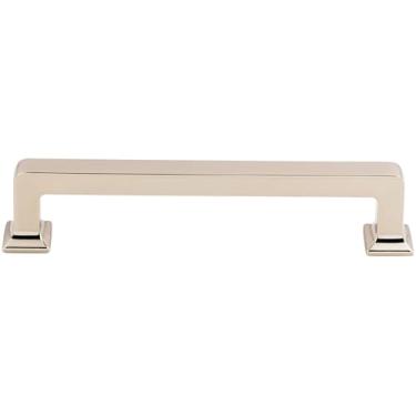 Imagem de Puxador de armário Ascendra TK704 da Top Knobs – 13,5 cm de centro a centro, aparelho, Polished Nickel