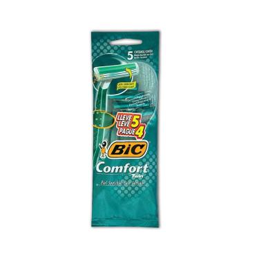 Imagem de Aparelho de Barbear Bic Confort 2 Twin Sensivel Leve 5 Pague 4