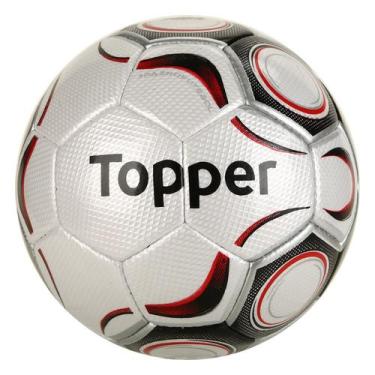 Imagem de Bola Futebol Society Topper Maestro Pro, Branco, Vermelho, Único