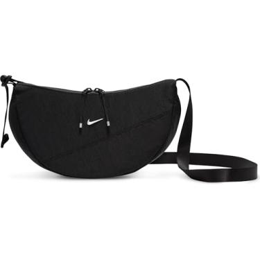 Imagem de Nike Bolsas transversais masculinas AURA CRESCENT, PRETO-PRETO (MATTESILVER), One Size, Bolsas transversais
