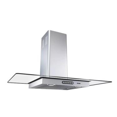 Imagem de Coifa parede Fogatti vidro reto 80cm 220 volts 4 à 6 bocas, 220V