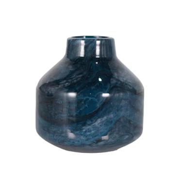 Imagem de VASO DECOR MURANO 14X15 CM MESCLA CM AZUL SAFIRA