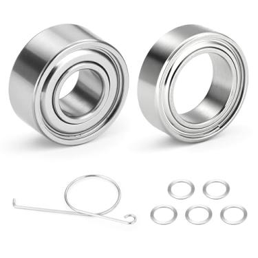 Imagem de Marvelure Kit de acessórios de maçaneta de molinete de pesca, rolamentos de esferas de aço inoxidável atualizados blindados em ambos os lados para bobinas Shimano, Daiwa e Penn (DDL-950ZZ 5 * 9 * 3 mm