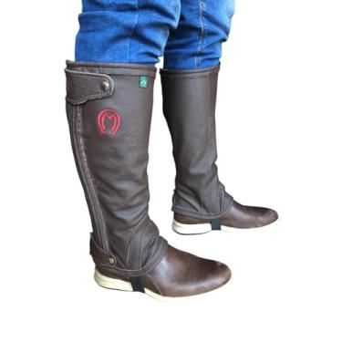 Imagem de Perneira Vaqueta Mangalarga Unissex Para Proteção (Marrom, P)