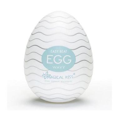 Imagem de Masturbador Egg Magical Kiss - Wavy - Sexy Import