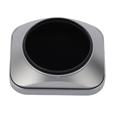 Imagem de Fabater Capuz da Lente de Metal Quadrado, Tonalidade de Lente de 55 Mm Com Tampa, Baioneta de Liga de Alumínio CNC Com Ringg de Adaptador de 55 Mm, Acessórios para Câmera (Prata)