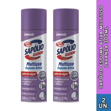 Imagem de Sapólio Radium Espuma LAVANDA Ativa Bombril 300 ml, 2 unidades