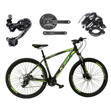 Imagem de Bicicleta Aro 29 KSW XLT 27v Shimano Deore/Altus Freio Hidráulico Garfo com Trava Alumínio-Unissex