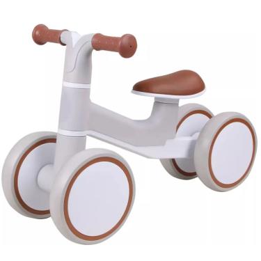 Imagem de Bicicleta Infantil de Equilíbrio Premium Baby e-lite Rider 20kg Masculina Off White Cinza Menino Andador Sem Pedal Bebê 2-3 anos