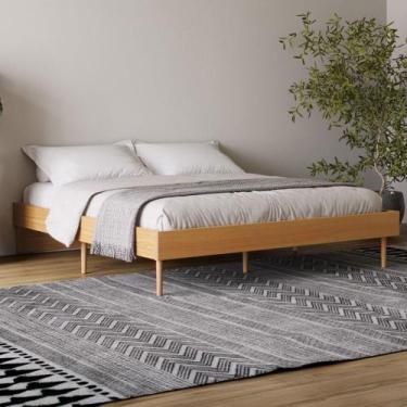 Imagem de Cama Queen Tw17 Freijó - Dalla Costa, Marrom