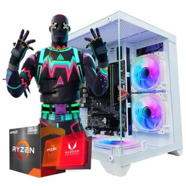 Imagem de PC Gamer Amd Ryzen 5 5600GT, Radeon™ Graphics Vega 7, 16GB Ram, M.2 NVME 500GB, Gabinete RGB, Branco