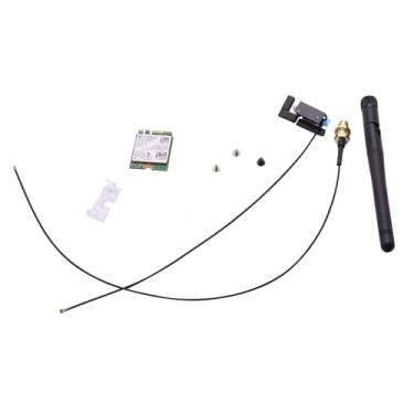 Imagem de BestParts Kit de substituição de cabo de antena sem fio para cartão WiFi Dell Optiplex 7050 7060 3060M 3070M 3690 micro antena de cabo WiFi 3165NGW