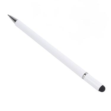 Imagem de Dpofirs Caneta Caneta para o Calendário de Clarabóia 15 Polegadas - 3 Polegadas de Tela de Toque Com Ponta de Disco Transparente, Ponta de Borracha e Esferográfica, de Liga de Alumínio para (Branco)