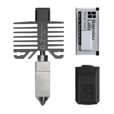 Imagem de Bico Hotend em aço inoxdável 0.2 mm para Impressora 3D Bambulab P1P,P1S,X1C