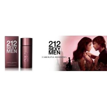 Imagem de Carolina herrera 212 sexy masculino eau de toilette 100ml