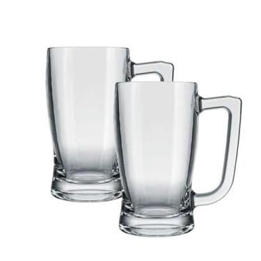 Imagem de Jogo 2 Canecas Taberna de Cerveja Vidro 340 ml - Nadir - Lua Mística -