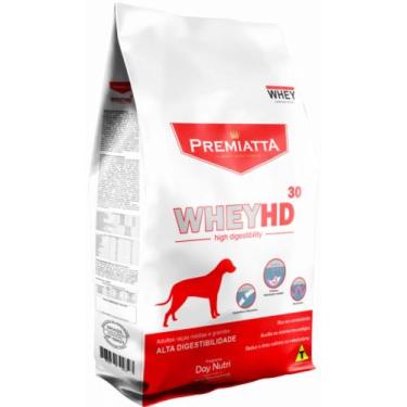 Imagem de Ração Premiatta Whey HD30 saco de 12kg Alta Digestibilidade Cães Adult