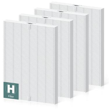 Imagem de Filtro de substituição H 116130 HEPA para purificador de ar Winix 5500 5500-2 AM80 PlasmaWave, filtro HEPA verdadeiro grau H13, pacote com 4