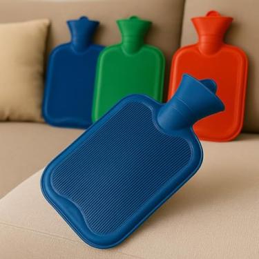 Imagem de Bolsa Térmica Compressa de Borracha Água Quente e Fria – 700ml (Vermelho)