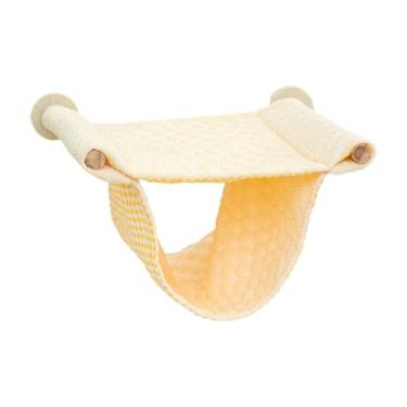 Imagem de ShengQuanHao Rede para Hamster, Gaiola para Pequenos Animais, Rede Suspensa, Esconderijo Confortável, Casa-, Cama para Porquinho-da-índia para Chinchilas Brin, Amarelo