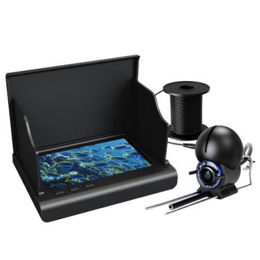 Imagem de Câmera de pesca subaquática ZXBVSU com LCD de 4,3" e 5000mAh