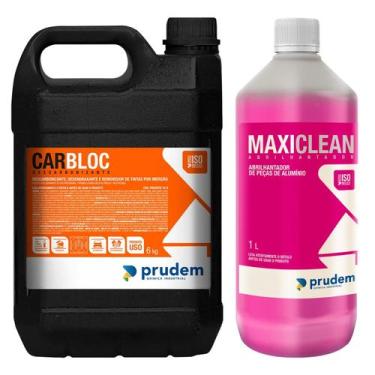 Imagem de Carbloc Descarbonizante 5L + MaxiClean Abrilhantador 1L - Prudem Quimi