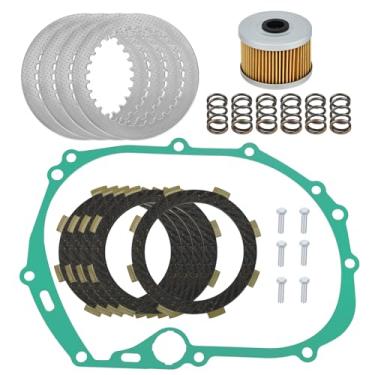 Imagem de JAVIK Kit de embreagem filtro de óleo de mola para Kawasaki KLX110 AN112 BR125 Z125 PRO AN110 Fury 125R 2000-2024 para Suzuki DR-Z110 2003-2005 O.E.M# 13088-1111 13089-1005 O.E.M# 13088-1111 13089
