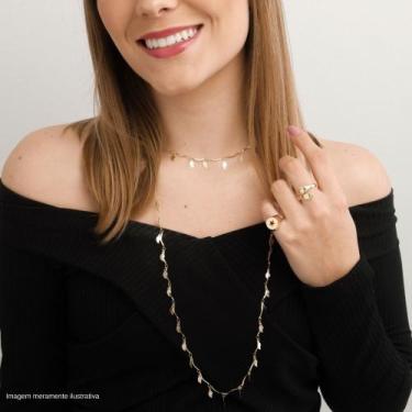 Imagem de Colar duplo folhinhas banhado a ouro 18K - Giuli Joias Contemporânea