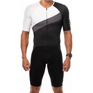 Imagem de Macacão De Manga Curta Masculino Triathlon Race Suit Trisuit Sportswear Skinsuit, Bodysuit 5, 3XL