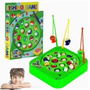 Imagem de Brinquedo Pega Peixe 15 Peixinhos + 3 Varas Oferta! - Fishing Game