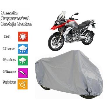 Imagem de Capa Cobrir Moto Bmw F700Gs 100 % Impermeável E 100% Forrada - Bezzter