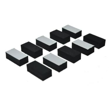 Imagem de KAISH Pacote com 10 almofadas de 40 x 20 x 13 mm para captador de baixo para guitarra, espuma de altura para captadores de baixo P