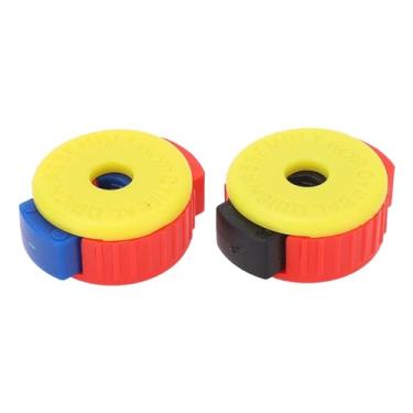 Imagem de Cymbal Rick Release porca 2 PCS Push in Design Set Quick Set Acessórios de tambor de tampa de prato para bateristas plásticos leves leves (WC88)