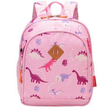 Imagem de Mochila infantil Jinberyl Dinosaur Pink para meninos de 2 anos ou mais