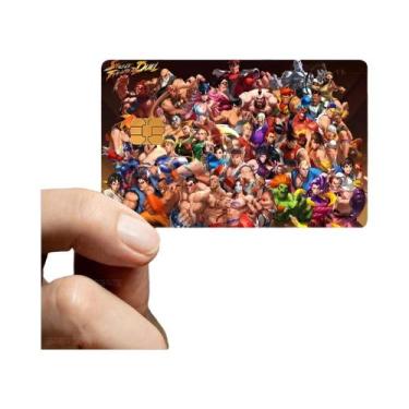 Imagem de Filme Adesivo De Poker Street Fighter À Prova d'Água Para Cartões De C