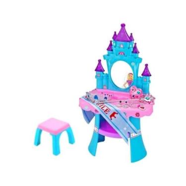 Imagem de Penteadeira Musical Castelo Princesa Banquinho Baby Style