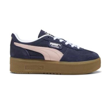 Imagem de PUMA Tênis feminino Palermo Elevata, Nova névoa azul marinho/malva, 35