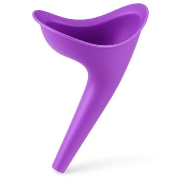 Imagem de Urinol Feminino Fazer Xixi Pé Funil Lavável Portátil