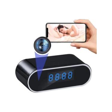Imagem de Relógio de câmera escondida HD 1080 Câmera de despertador WiFi - Light