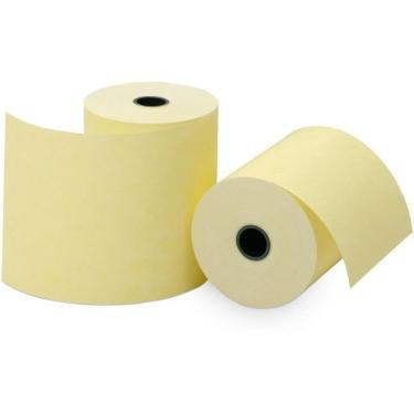 Imagem de Bobina Termica 76X30 Amarela Ecf Cupom Senha Pedido C/30 Un