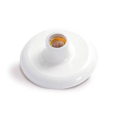 Imagem de Plafon Pp Bocal Porcelana Branco 100W Syka C10