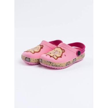 Imagem de Babuche Infantil Menina Rosa com Tira Pink Capivara - Molekada, 29/30