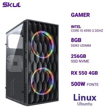 Imagem de Computador 5000 Core I5 4590 3.3ghz Memoria 8gb Ddr3 Ssd 256gb Nvme Rx 550 4gb Fonte 500w Linux