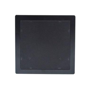 Imagem de Arandela Quadrada Plastica Fiamon 6 Polegadas Com Difusor 30rms 8r Preta